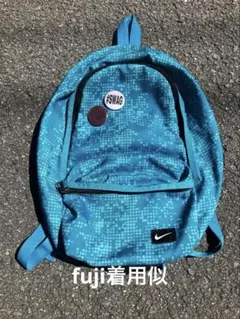NIKE 00s 迷彩　水色　リュック　ドット柄　y2k フジ着用似のサムネイル