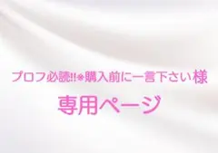 ※専用ページ※