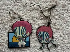 鬼滅の刃　猗窩座　キーホルダー2点セット