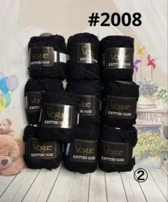 #2008❤️Vogue エクトリー リボン❤️テープヤーン❤️リボン 黒 ブラック
