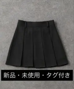 ボックスプリーツミニスカート