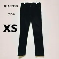 〖ブラッパーズ〗BRAPPERSブラックスキニーデニム27-4 ウエスト58