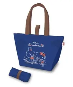 【ハローキティ】保冷 トートバッグ ネイビー