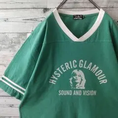 希少サイズ☆ヒステリックグラマー ヒスガール アーチロゴ リンガーＴ Tシャツ