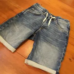 デニムハーフパンツ ドローストリング付き　Ｈ＆Ｍ　サイズ１４５/６３　半ズボン