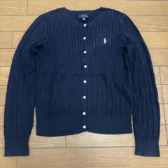 Polo Ralph Lauren ケーブルカーディガン XS相当 ネイビーのサムネイル