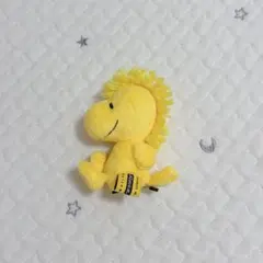 スヌーピーミュージアム　ウッドストック　マスコットクリップ付き 肩乗せ