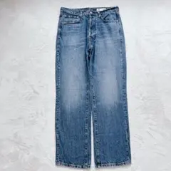 ザラ| オーバーサイズストレートデニムパンツ【S】ハイウエスト ブルー ゆったり