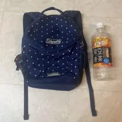 Coleman ネイビー 水玉模様 リュック
