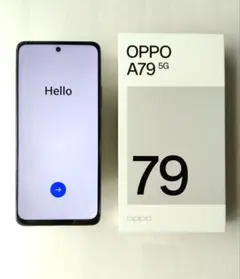 OPPO A79 5G 本体 ブラック 美品 SIMフリー 箱・付属品ありのサムネイル