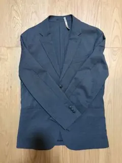 UNIQLO ユニクロ　ジャケット グレー　　スリムフィット✨美品✨のサムネイル