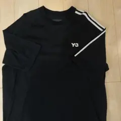 【美品】Y-3 3S SS TEE 黒 XL スリーストライプス