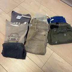 キッズ服セット（長袖Tシャツ、パンツ）