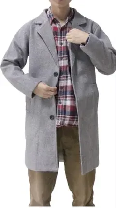 メンズ 秋冬 チェスターコート XLサイズ