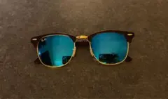 Ray-Ban ゴールドフレーム グリーンミラーレンズ - メルカリ