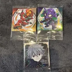 エヴァンゲリオン　ウエハースシール3枚セット