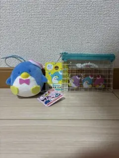 タキシードサム　サンリオキャラクターズマスコットDX+メッシュケース 2点セット