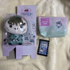 忍たま乱太郎 フリューくじ 桜もちぴこの段 ぬいぐるみ賞 ポーチ 中在家長次