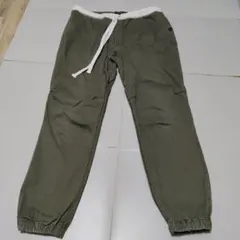 BEAMS ジョガーパンツ オリーブグリーン Lのサムネイル