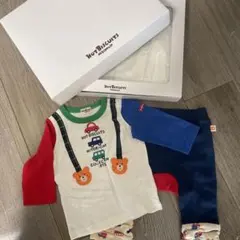 ミキハウス　ホットビスケット　パンツ　長袖　セット