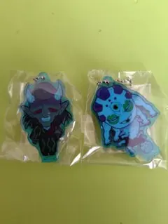 鬼滅の刃　ここみえ　アクリル　フィギュア　捌ノ型　半天狗＆玉壺２種セット