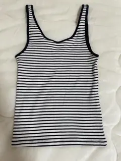 H&M ボーダー タンクトップ Sサイズのサムネイル