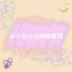 みーちゃな☻様専用