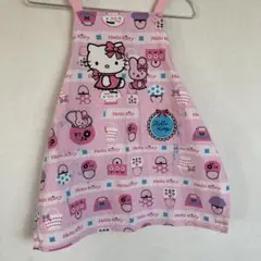 Hello Kitty エプロン とハンカチ（ピンク）