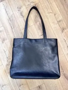 極美品】定価1.4万 グリーンレーベル レザートートバッグ ネイビー 