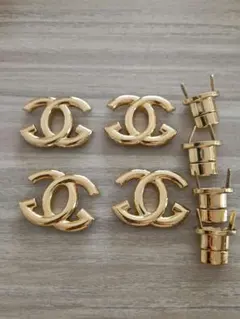 バッグ　資材　ひねり金具　ハンドメイド　4点セット