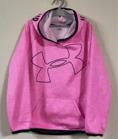 アンダーアーマー　パーカー　トレーナー　ピンク　140サイズ