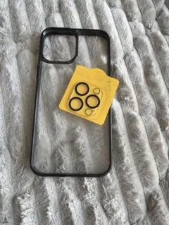 iPhone12 Pro Max ケース カメラレンズ保護リング付き クリア