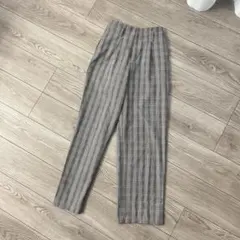 INGNI レディースグレー系チェック柄スラックスM