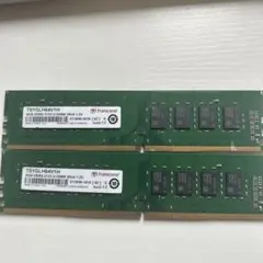 Transcend DDR4 2133 8GB メモリ 2枚 UDIMMのサムネイル