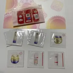 資生堂　ローション〜ファンデーション等　使用見本8点　ジップ袋付き