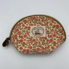 当時物　マロンクリーム　ポーチ