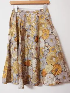 本日のみお値引き　リバティ　フレアスカート 膝丈