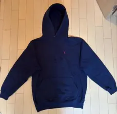 未使用品】TOMOO Logo Hoodie【Navy】 パーカー - メルカリ