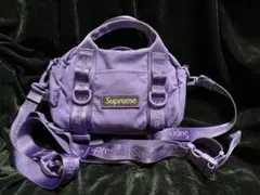 スワロフスキーカスタム Supreme Mini Duffle Bag パープル