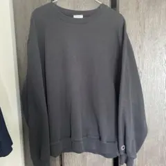 【Champion eco】Authentic トレーナー　ブラック　2XL