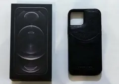 iPhone 12Pro 128GB グラファイト SIMフリー ケース付き