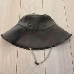 【美品】MARLMARL 帽子　アウトドアハット　グレー　forkidsのサムネイル