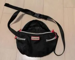 HUNTER ボディバッグ ショルダーバッグ ブラックのサムネイル