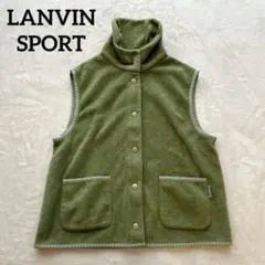 LANVIN SPORT ランバンスポール✨フリースベスト ゴルフ　ハイネック
