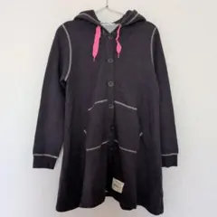 MILKFED. ネイビー フード付きパーカー S