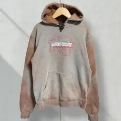 鬼フェードUS古着00s’Champion カレッジパーカー Sブラウン褪色