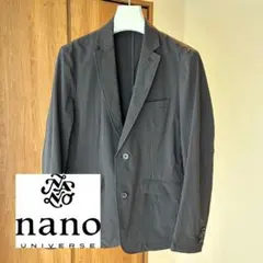 nano universe テーラードジャケット ブラック