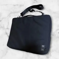 希少 PORTER×WOODWOOD 2WAYショルダー 黒 大容量PC可