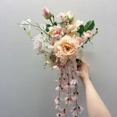 ウェディングブーケ　パール