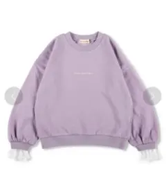 新品 ブランシェス 袖口レーストレーナー 薄手 パープル 90センチ